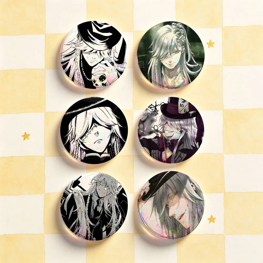 U-Undertaker K-Kuroshitsuji HD Print Badges Pretty Round Display Brooches IP merchandise 32mm 58mm 75mm 44mm 25mm
