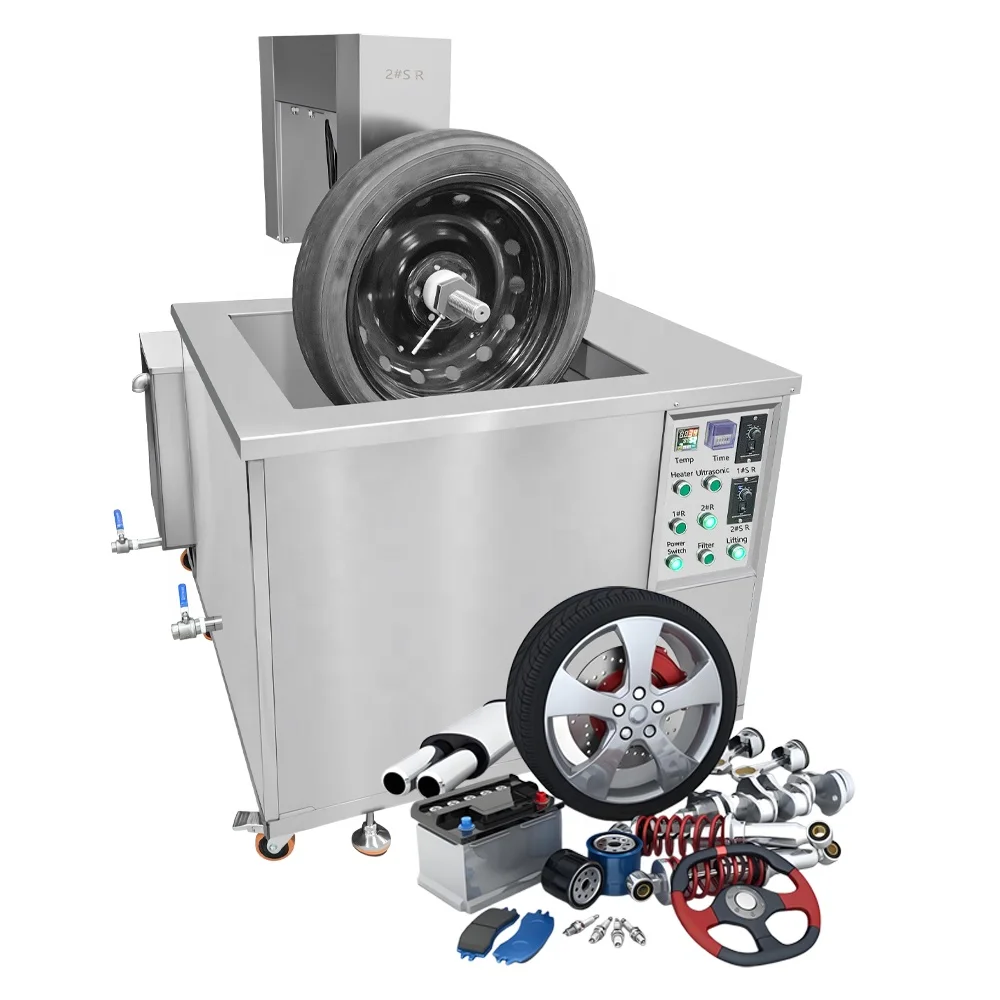 100L 300L 500L Industrial Ultrasonic Cleaner Machine for Automotive Wheel Repair Shop