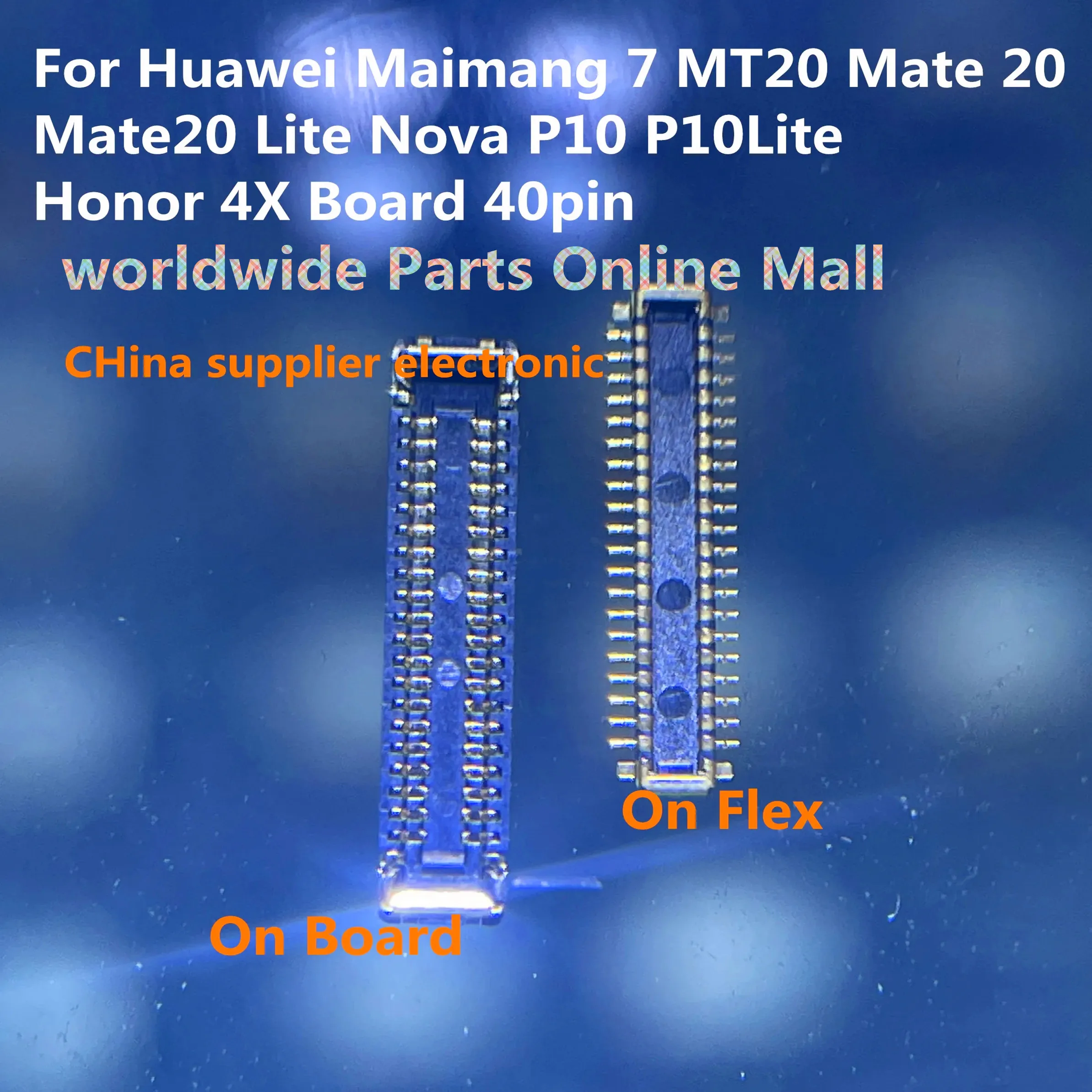 

ЖК-дисплей FPC Разъем для Huawei Maimang 7 MT20 Mate 20 Mate20 Lite Nova P10 P10Lite Honor 4X плата 40pin плата