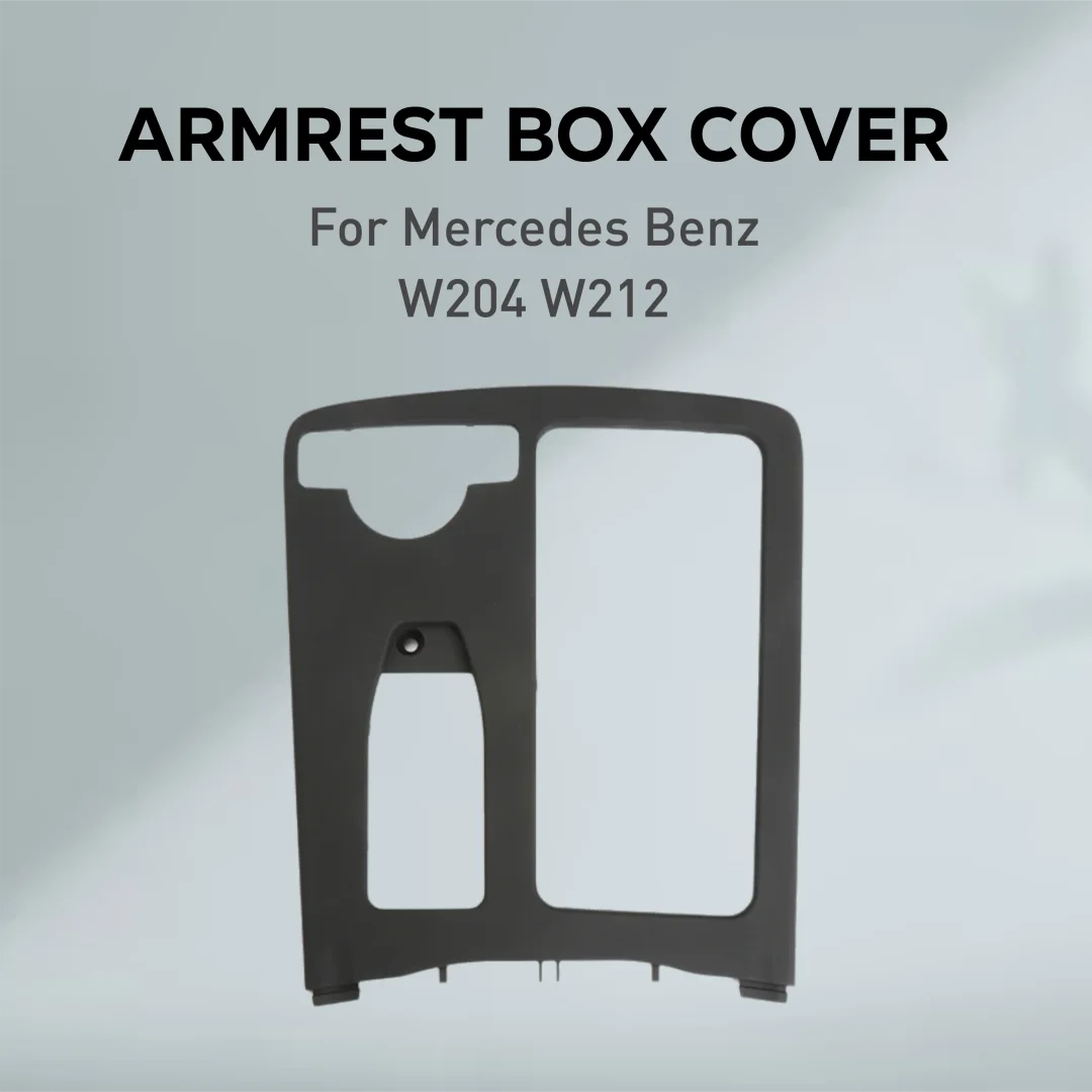 For Mercedes-Benz W204 W212 W207 C180 E260 E300 Car Center Console Armrest Cup Holder Trim Cover 2046800107