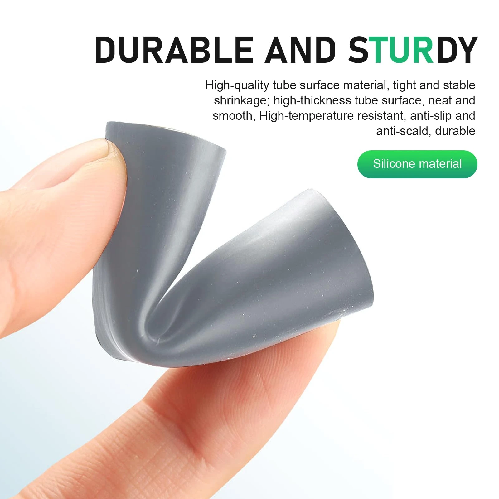 Picture 4: 2PCS Motorcycle Shifter Shoe Protector, Silicone Shrinkable Quick Install Gear Shift Cover, Universal Boots Protector Pad