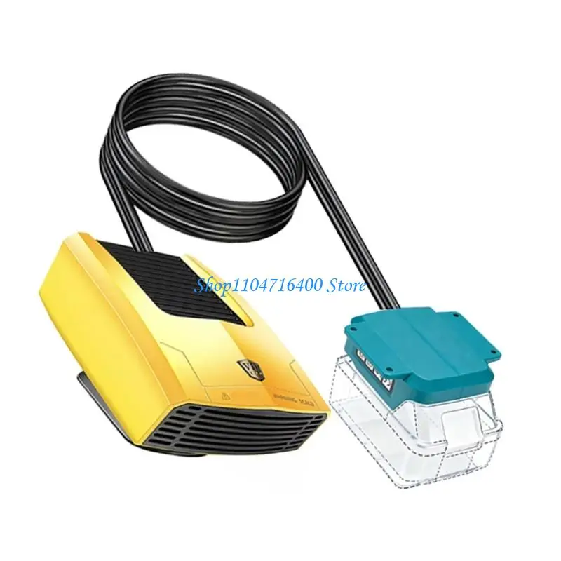 y1gd Double Mode Battery Operated Portable Fan Heater Ensuring Comfort & Safety ABS Suitable for Cooling Heating & Defrosting