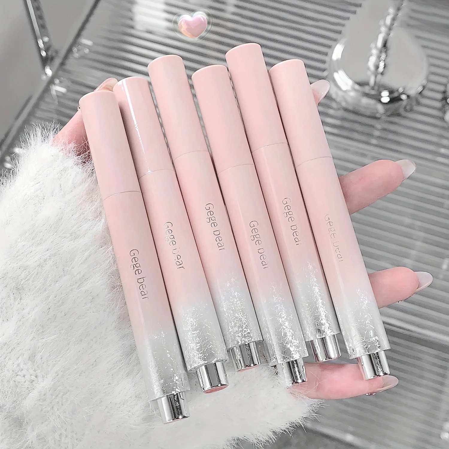 Rossetto a specchio lucido – Balsamo per labbra idratante con lucentezza in vetro, stick idratante e rimpolpante per labbra succosi, rugiadosi