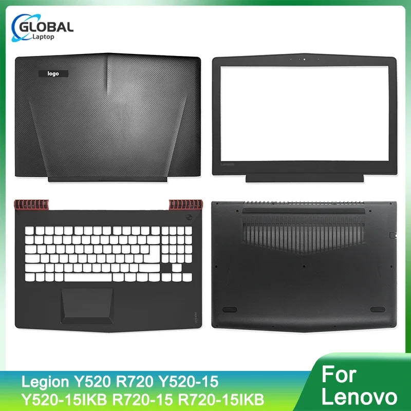 For Lenovo Legion Y520 R720 Y520-15 Y520-15IKB R720-15IKB IBKN Laptop LCD Back Cover/Front Bezel/Hinges/Palmrest/Bottom Case