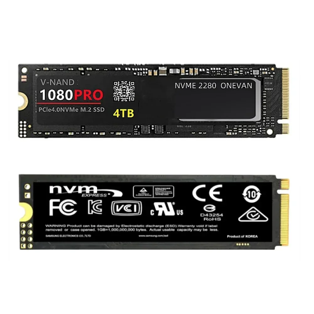 M.2 1080 pro 4TB 2TB 1TB 2280 Hard drive disk NVME 2.5 inch ssd TLC 5600MB/s internal Solid State Drives for laptop and desktop