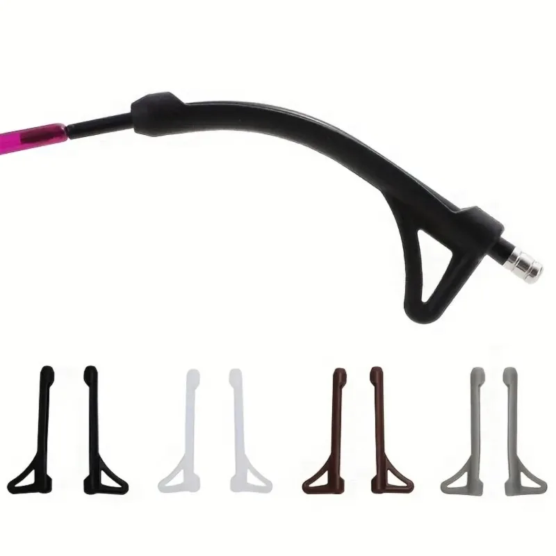 

10 шт., очки, противоскользящая силиконовая втулка, оправа для глаз, фиксированный ушной крючок, кронштейн, противоскользящий артефакт, аксессуары для очков 2030