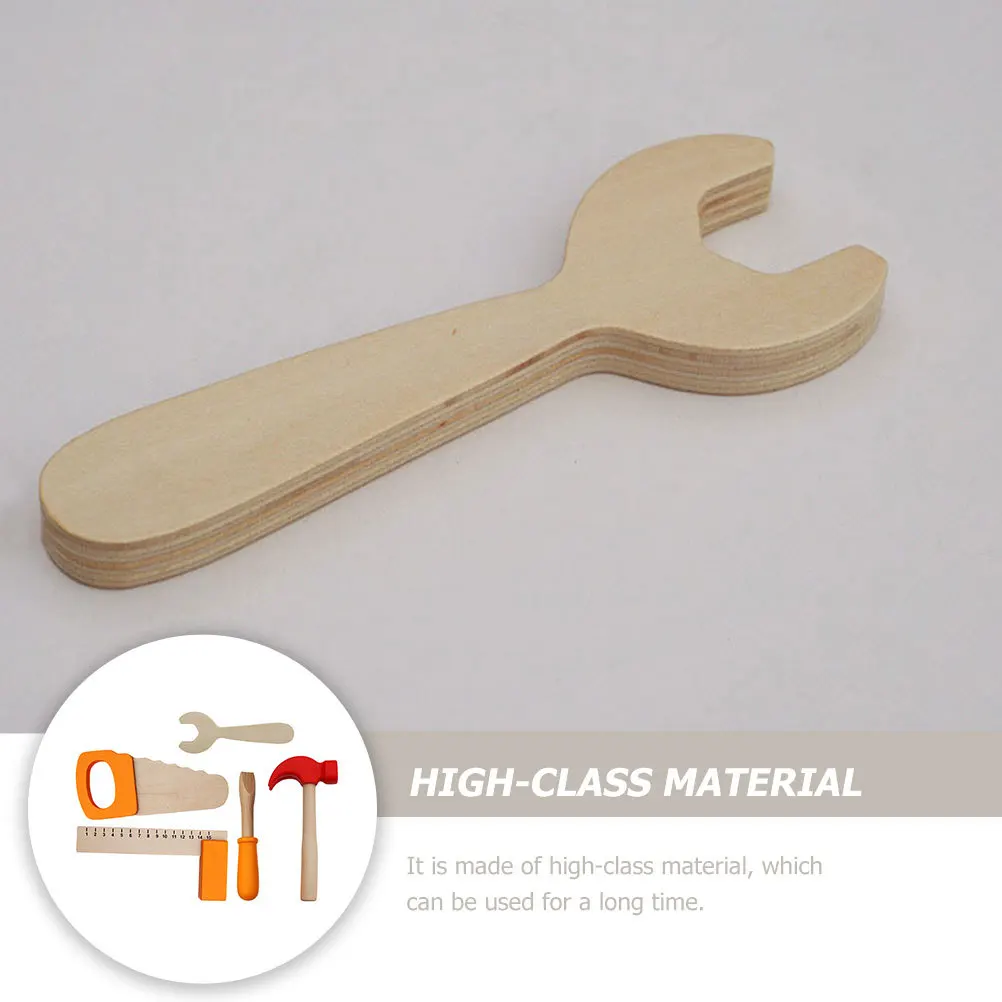 ชุดเครื่องมือเด็ก 1 ชุด ชุดเครื่องมือไม้ ประแจ ไขควง เกมจำลองการซ่อมแซม สำหรับเด็ก พัฒนาการประสานมือและตา สร้างความสัมพันธ์ระหว่างพ่อแม่ลูก
