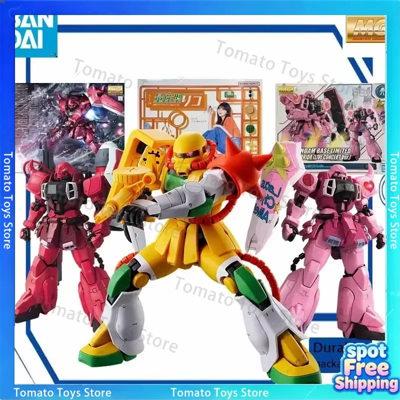 MG 1/100 Zaku Warrior Live-Konzert-Version Gundam Modellbausatz Bandai Spirits Mobile Suit Mecha Actionfigur DIY Montage-Spielzeug für