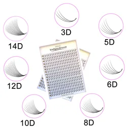 320 Fans Pointy Base Premade Volume Fan Narrow Thin Stem Sharp 14D 16D 20D Pre Made Ready Fan Russian Volume Eyelash Extensions