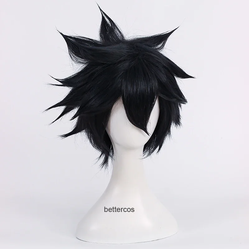 Gray Fullbuster Cosplay Wig Short Heat Resistant Synthetic Hair Wig Cap