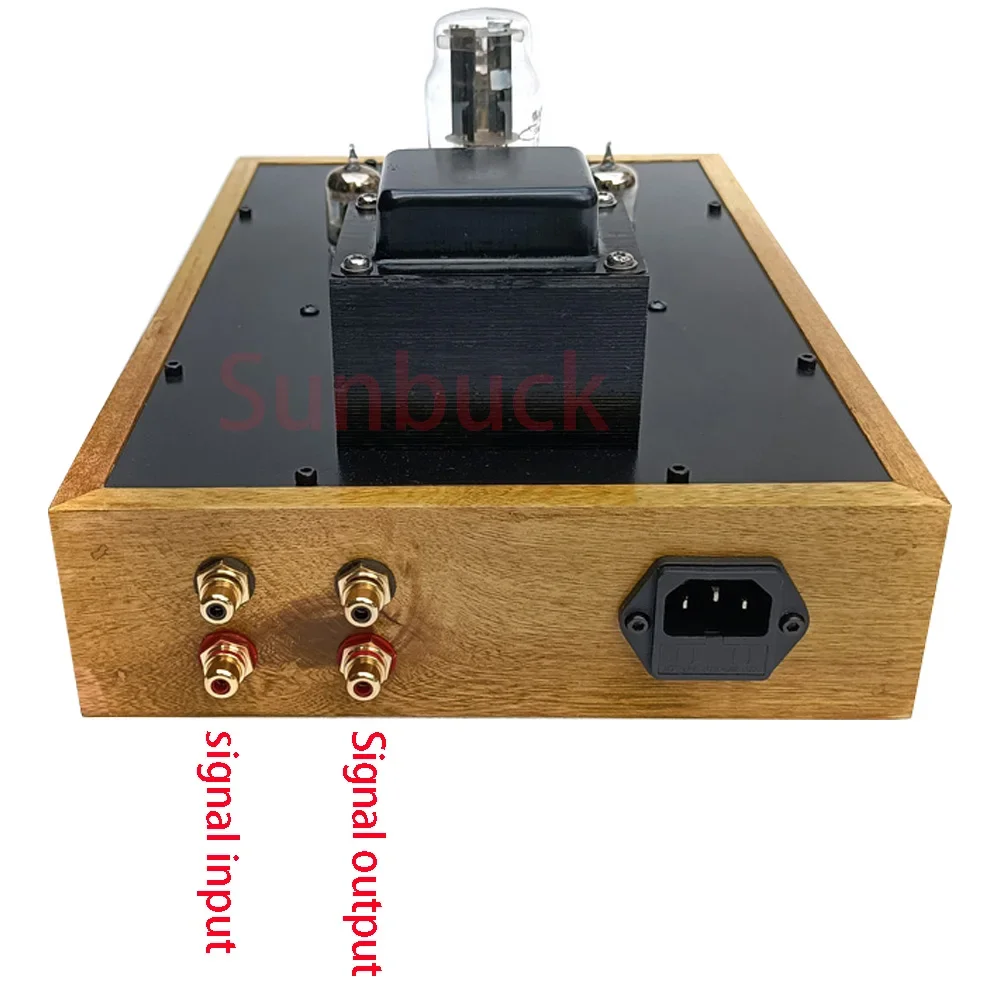 Sunbuck 6N3 GE5670 6H3N SRPP wzmacniacz lampowy przed etapem 5Z4P prostownik lampowy wzmacniacz Audio z miernikiem lampy próżniowej 6E2