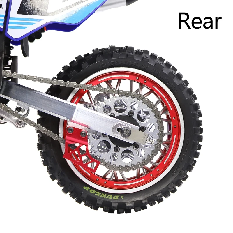 NOWE Części Zamienne LOSI Promoto MX Upgrade 1/4 RC Motocykl Aluminiowe Pierścienie Wzmocniające Przednie i Tylne Koła
