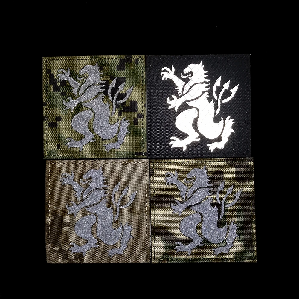 U.S. Navy SEAL Team Six Tactical Patch Tactical Outdoor Reflective Night Recognition Badges For Clothing Hook&Loop view 2