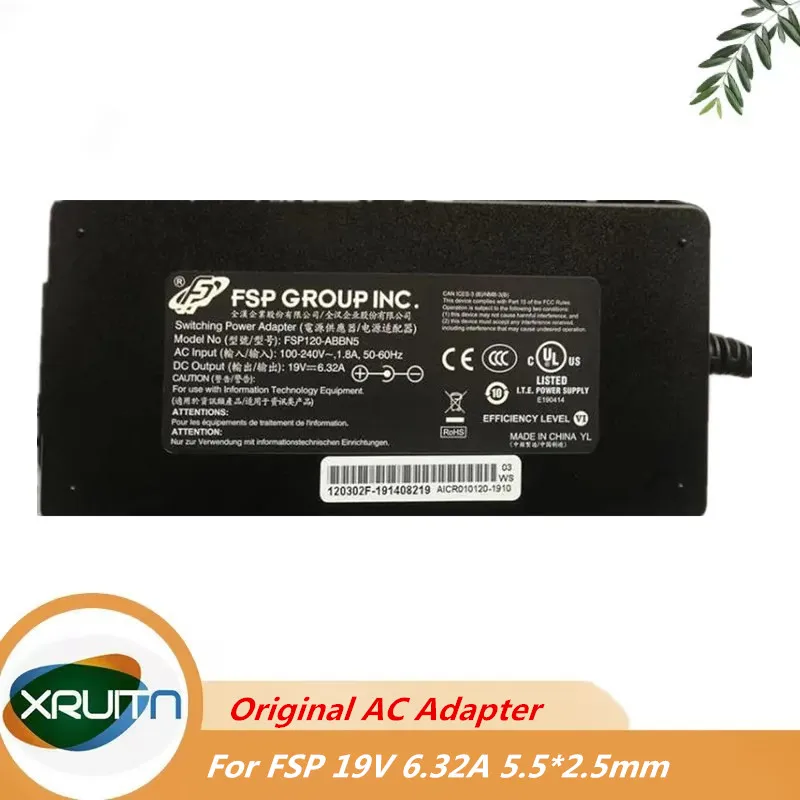 

Genuine FSP FSP120-ABBN2 AC Adapter 19V 6.32A 120W FSP120-AB FSP120-ABBN5 FSP120-REBN2 for MACHENIKE T58-VG65T INTEL NUC6I7KYK