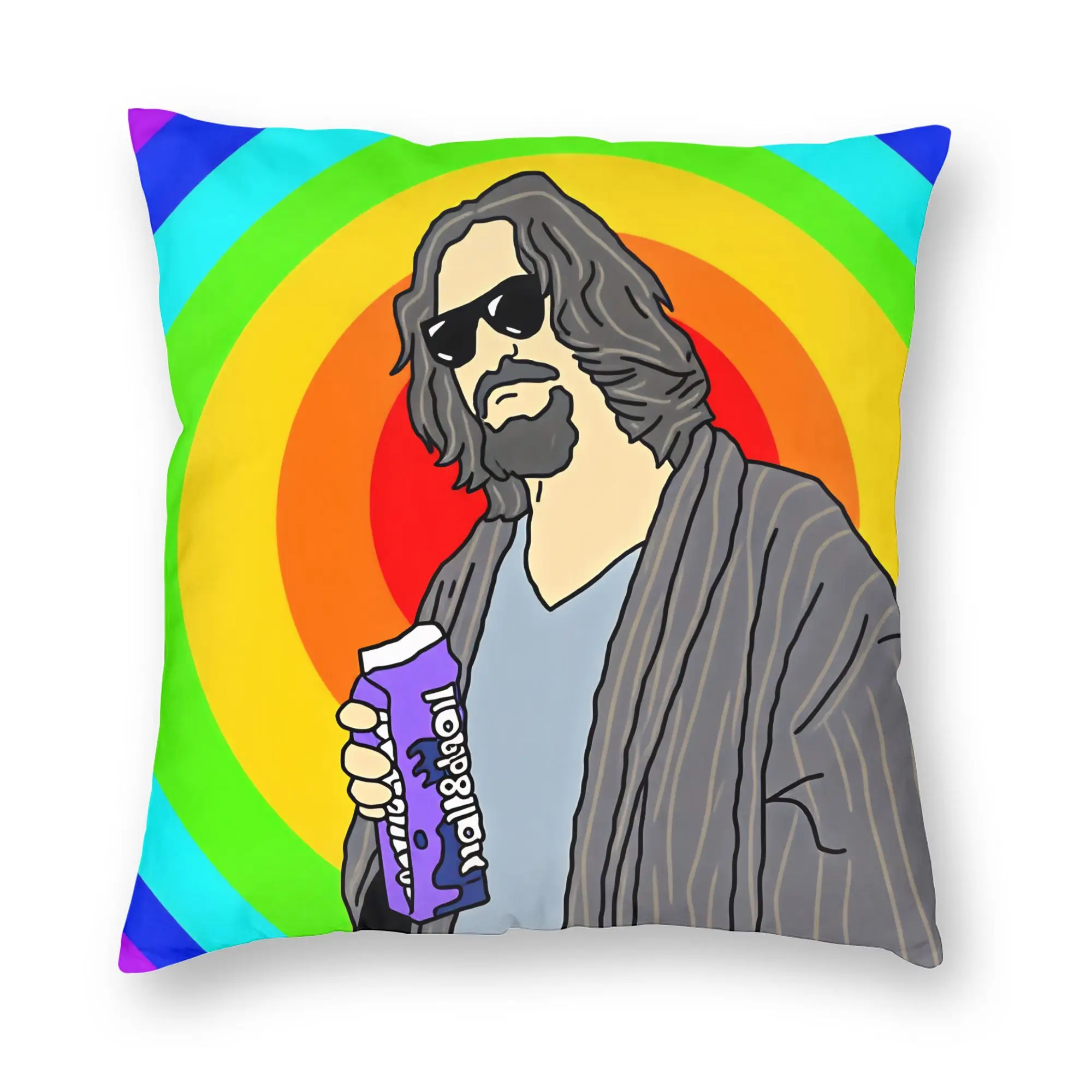 The Dude Big Lebowski Pillowcases  Vintage Pillow Case For Office Car Home Decor Design Pillow Cover