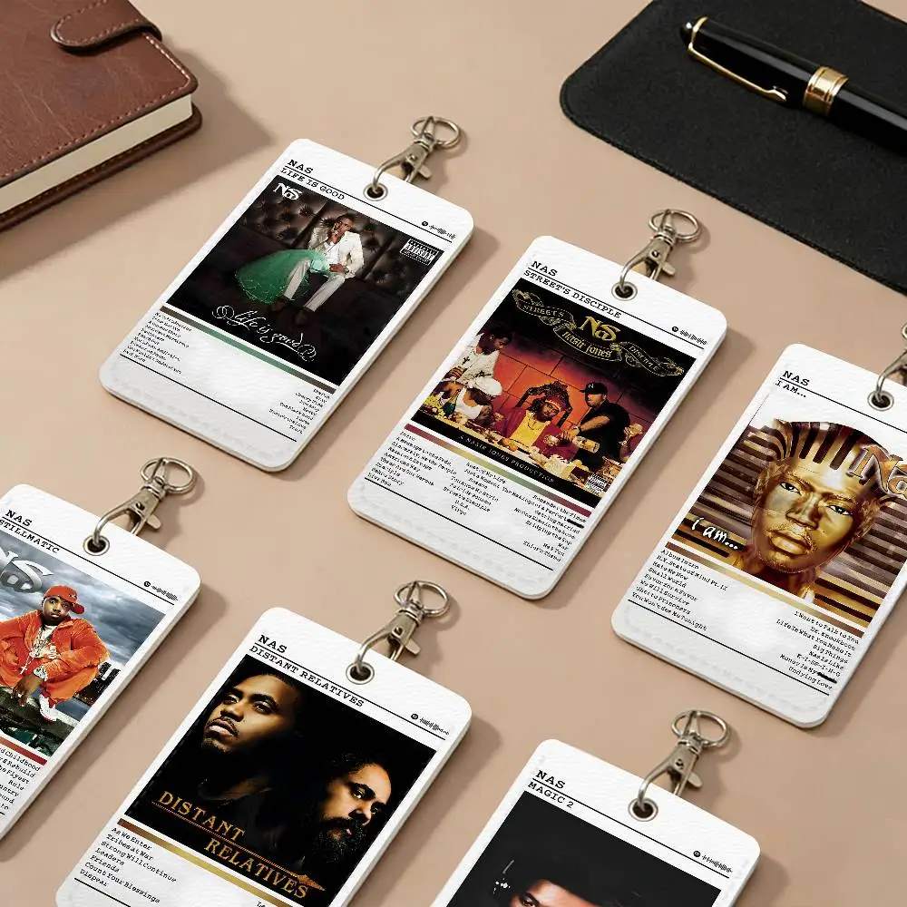 Nine Inch Nails Outkast PPink-Floyd Pop Singer Music Album PU Leather Card Holders Anti-lost Protective Cover Cases Cards