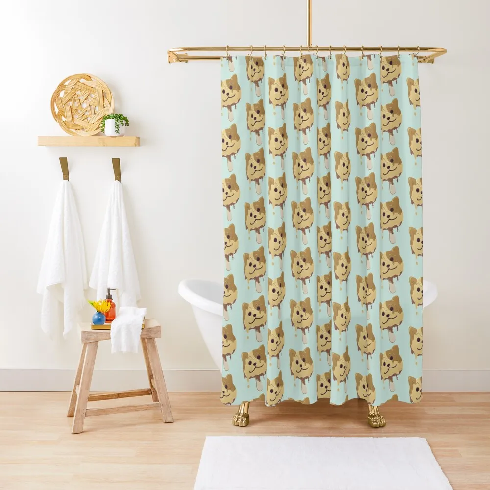 

NYAAISU melty salted carameow Shower Curtain Bathroom Shower Set For The Bathroom Shower Waterproof For Curtain