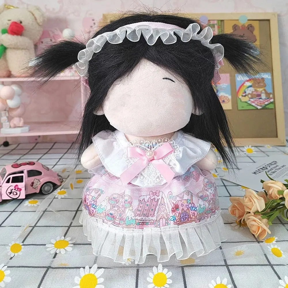 20CM vestiti per bambole Lolita Style Princess Dress Rabbit Ear Idol Dolls accessori cotone farcito cambio Dressing Game Gift