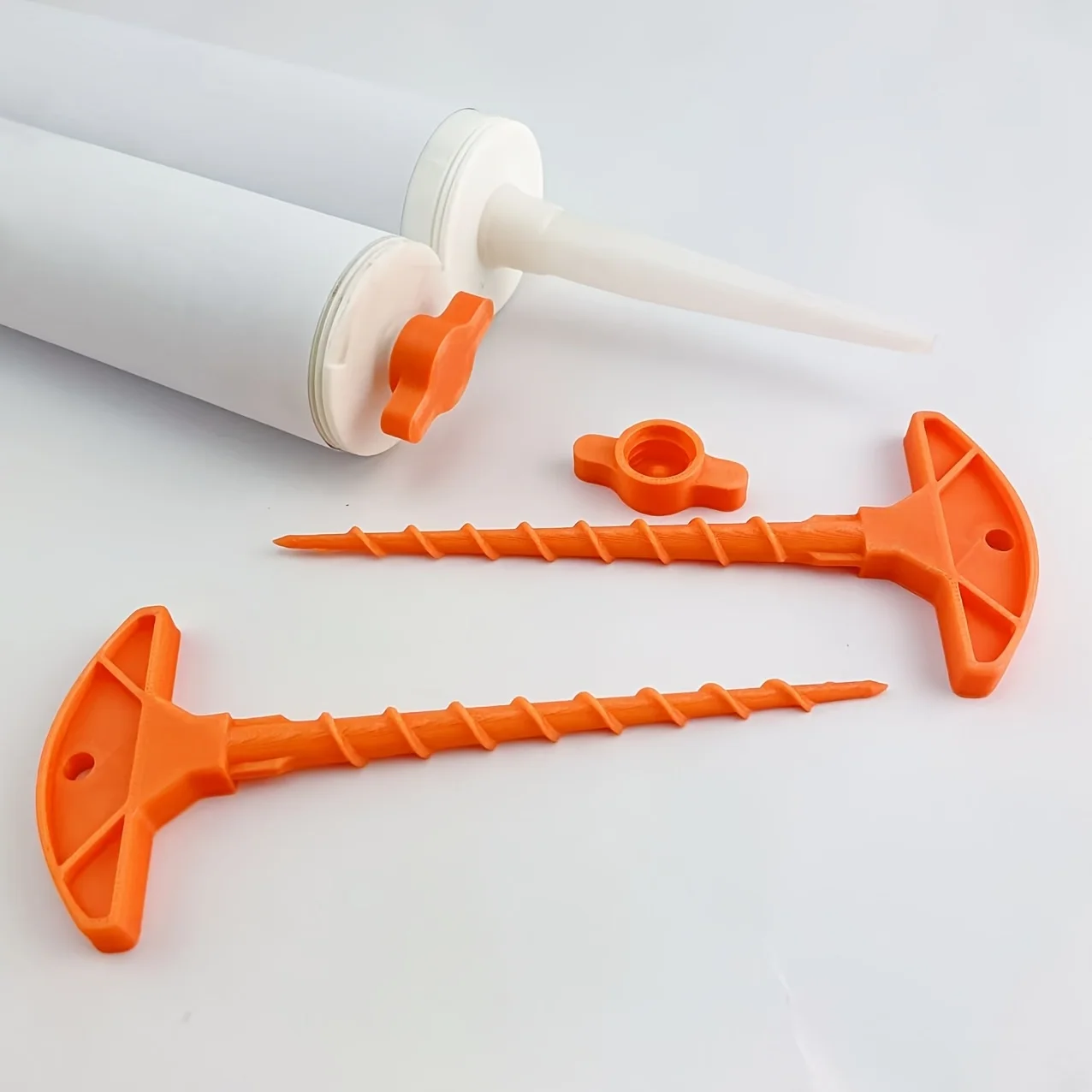 3/4 Piece Set, Used for Standard Diameter Sealing Caps, Reusable Pipe Plugs - Threaded Sealing Pipe Plugs, Suitable for Sealant Tubes, Durable Plastic Material, Prevents Drying Deformation, Threaded Plugs