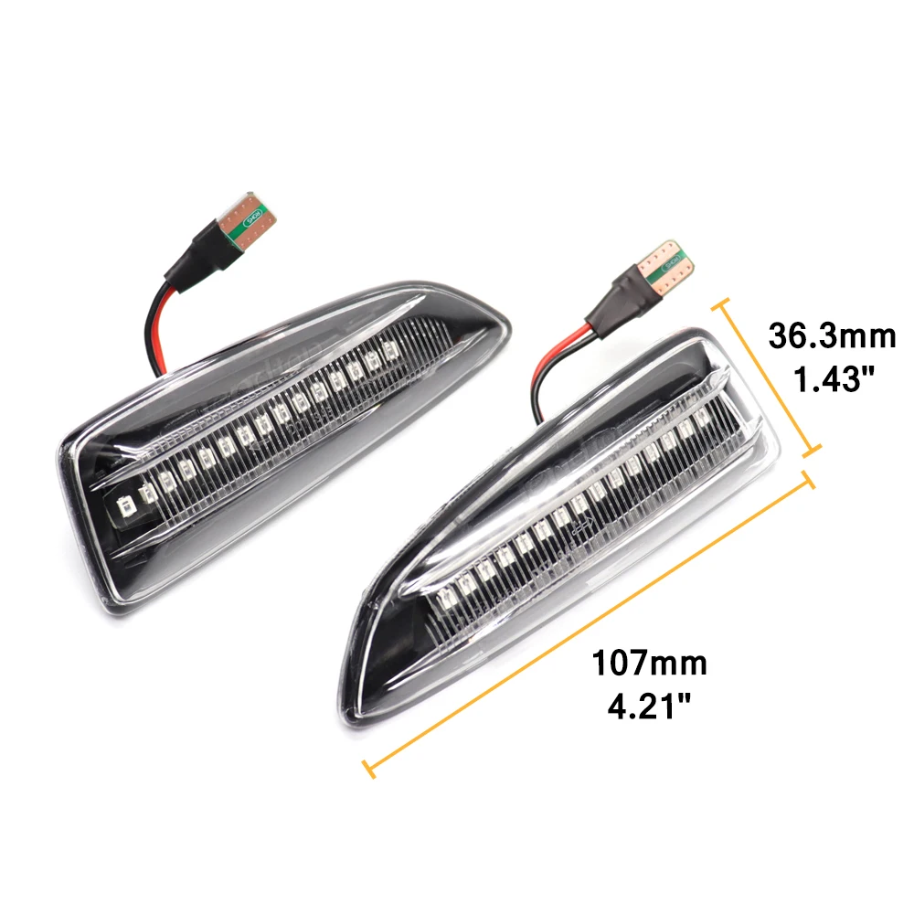 Dynamic Side Marker Car Flashing LED Turn Signal Sequential Light For Opel Astra J Astra K Insignia B Zafira C Grandland X