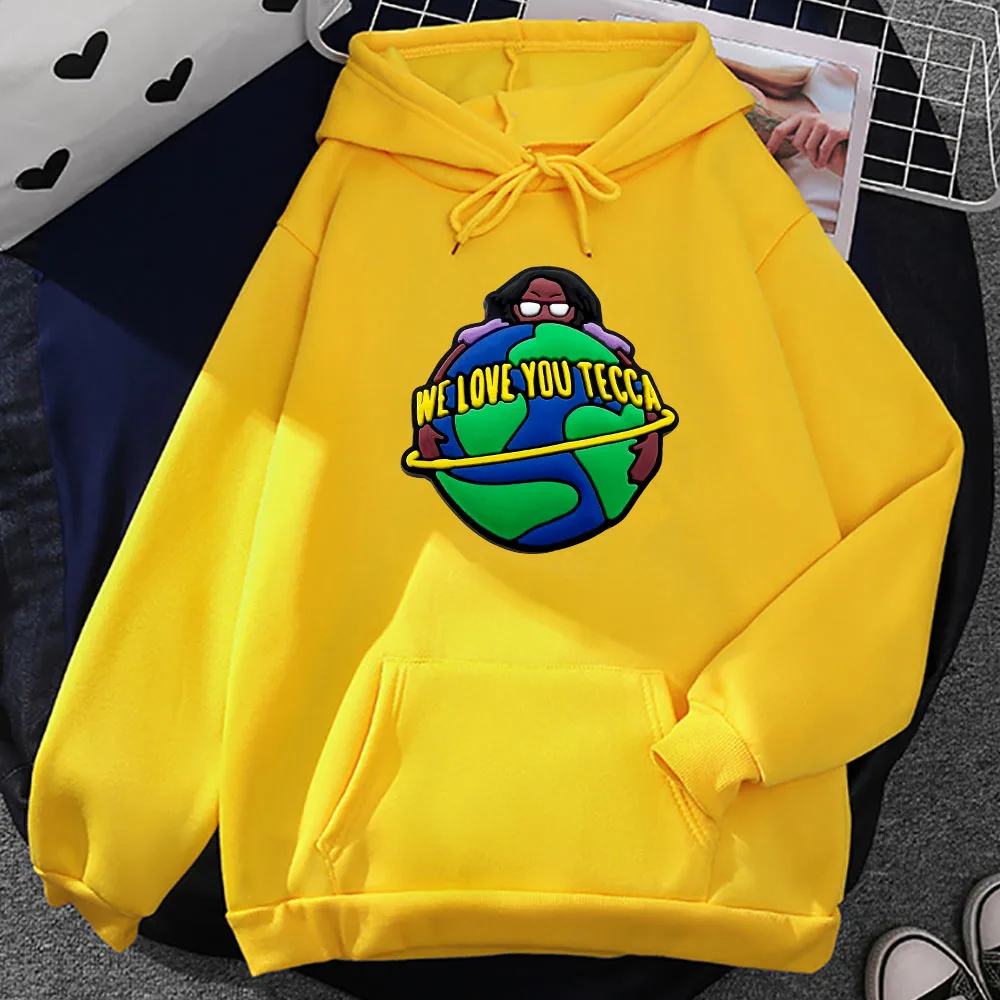 

We Love You Lil Tecca Hoodies Rapper Graphic Heavy Mental Unisex Streetwear Hip Hop Long Sleeve Male Sweatshirts Printing Hoodie