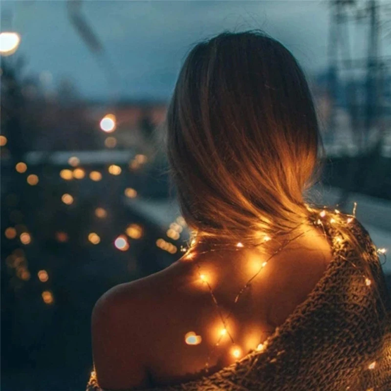 2M 3M 5M 10M 100 Led String Kawat Perak 3XAA Baterai Dioperasikan Natal Pesta Pernikahan Dekorasi LED String Lampu Peri