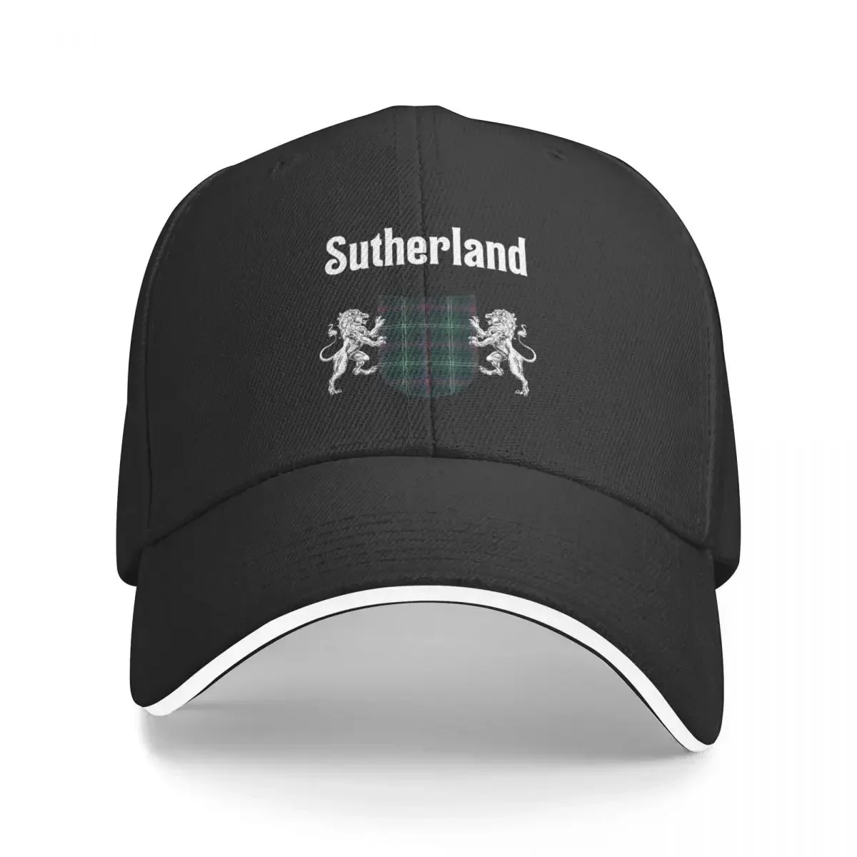 Sutherland Clan Scottish Name Coat Of Arms Tartan Baseball Cap Hat Man For The Sun Golf Hat Boy Child Women's