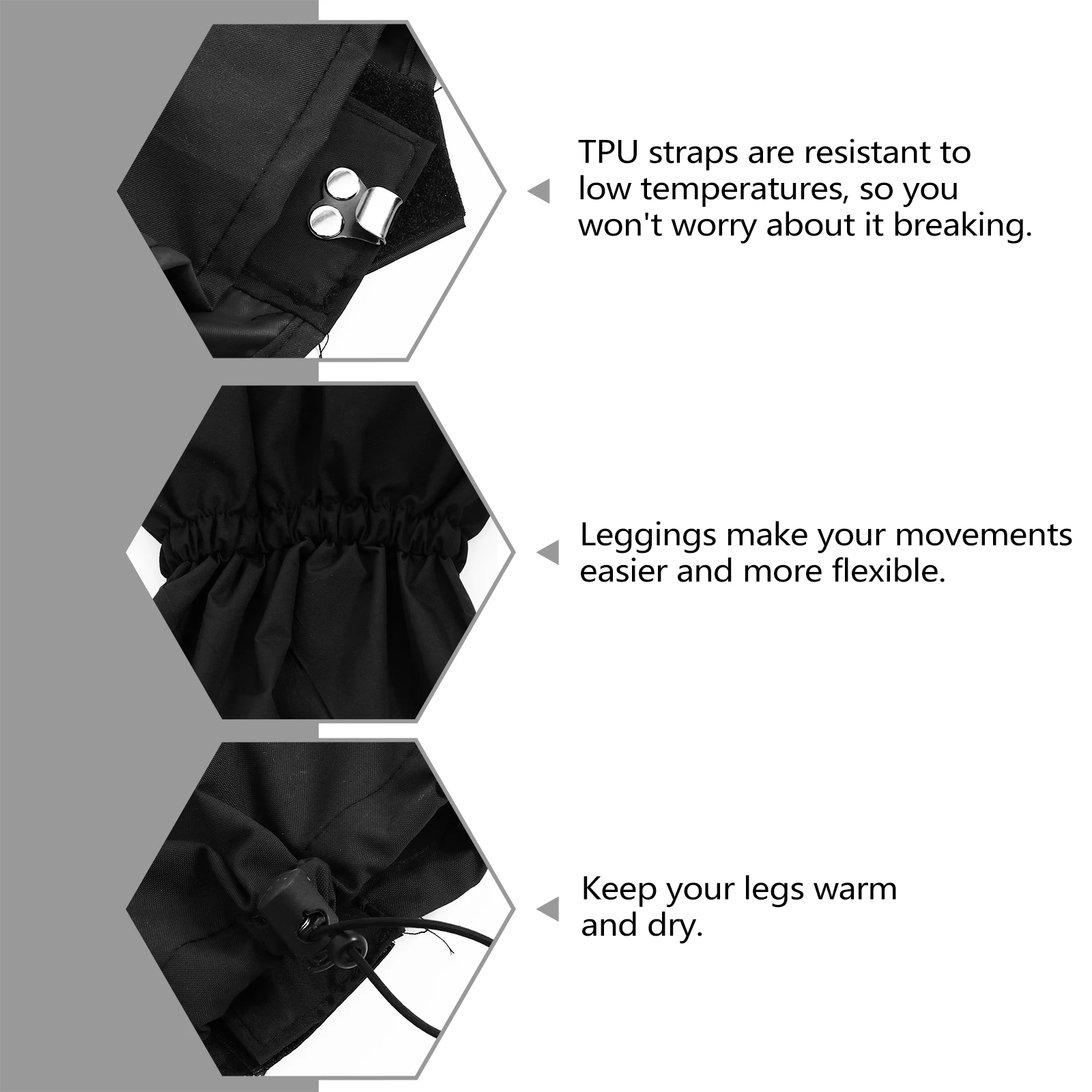 

Anti-sand Footmuffs Travel Leg Warmers Gaiter Waterproof Polainas Gaiters Hiking Mountain Leggings Covers The Snow