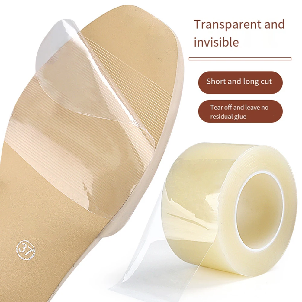 No-adhesive Sole Protective Film Anti-slip Outsole Film Sole Wearable Pads Sticker Clear High Heels Sole Tape Shoe Accessories