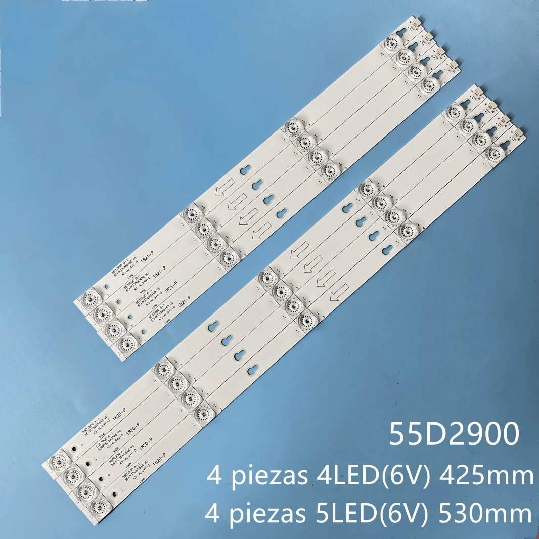 

LED Bar for TCL L55P2US led55d2900s U55P6046 4c-lb5505-hr02j 55HR330M05A8 55HR330M04A8 Thomson 55UC6306 55UC6306X1 55UC6316