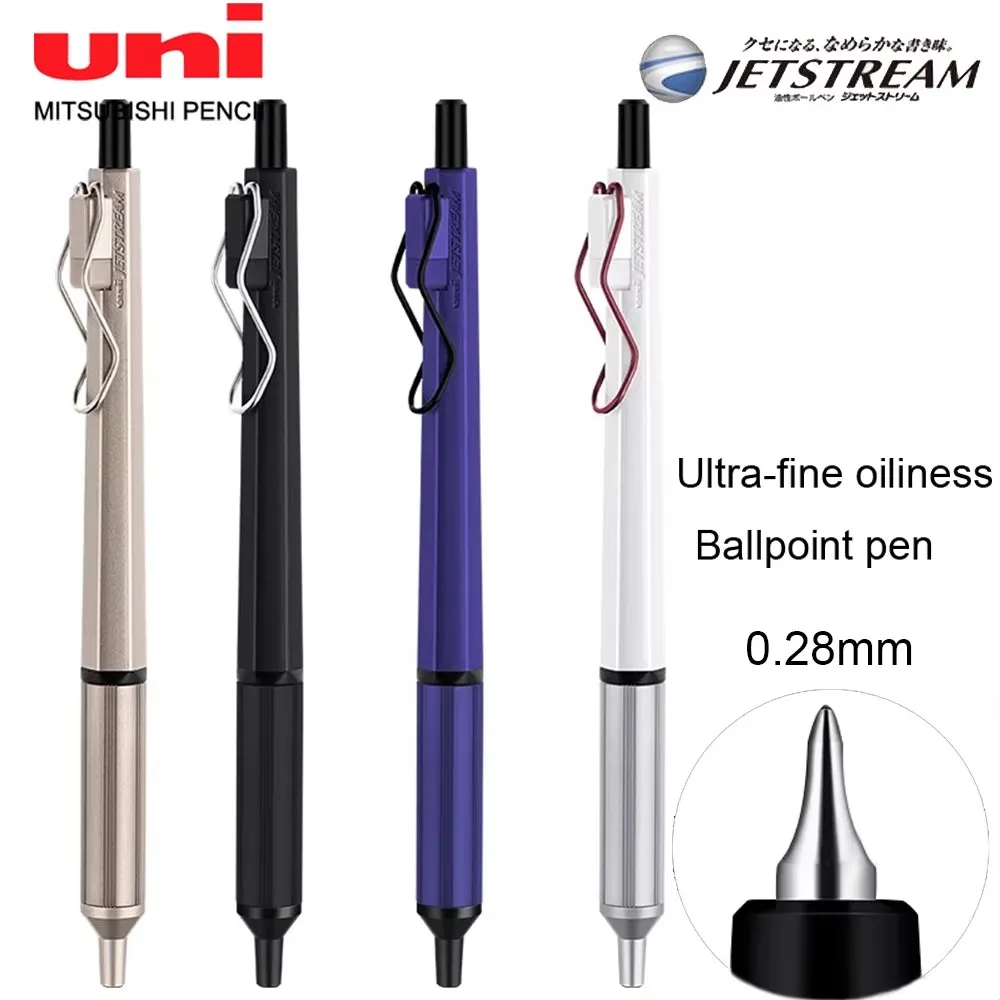 Japan UNI JETSTREAM Ballpoint Pen SXN-1003 Low Gravity Signature Gel Pen 0.28mm Cute Stationery Pens for Writing Luxury Pen