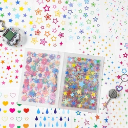 20Pages/piece Korean Ins Starlight Dot Series Decorative Stickers Phone Case Laptop DIY Idol Photocard Kawaii Journal Sticker
