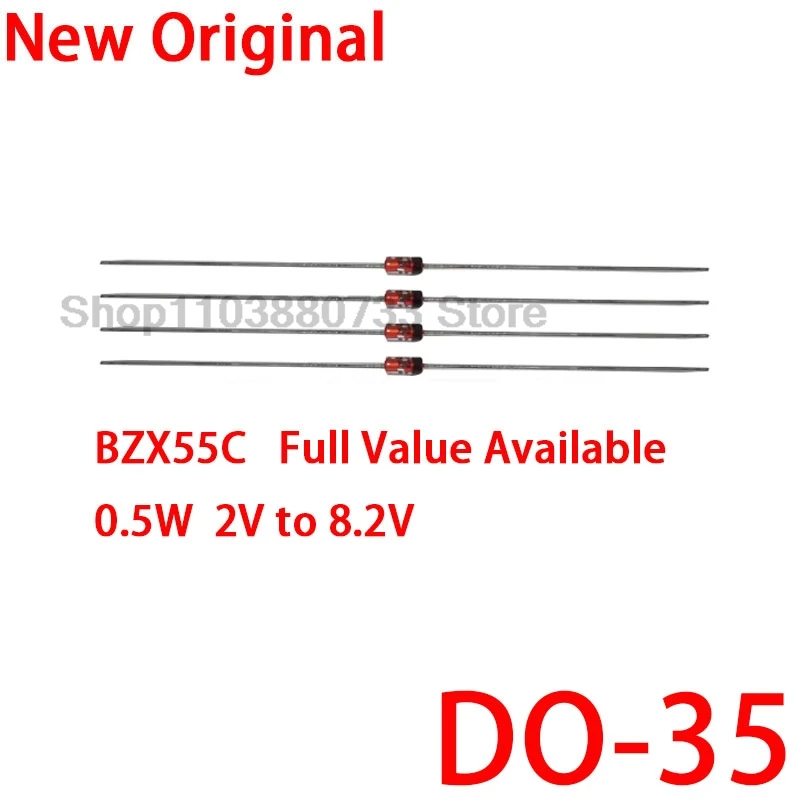 100Pcs 1/2W Zener D…