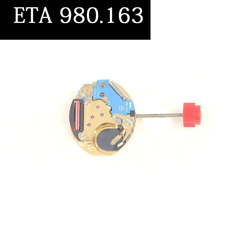 New Authentic ETA 980.163 Watch Quartz 2 Hands Movement Watch Accessories Switzerland Moving Quartz Electronic Movement 980163