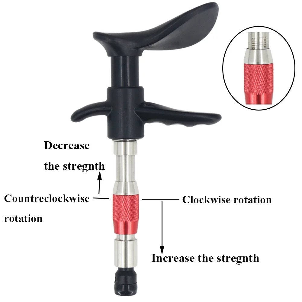 Draagbaar massagepistool met 4-kops Chiropractie-aanpassingsgereedschap Correctie Spinale Massager 10 niveaus Lichaamsontspanning Wervelkolom