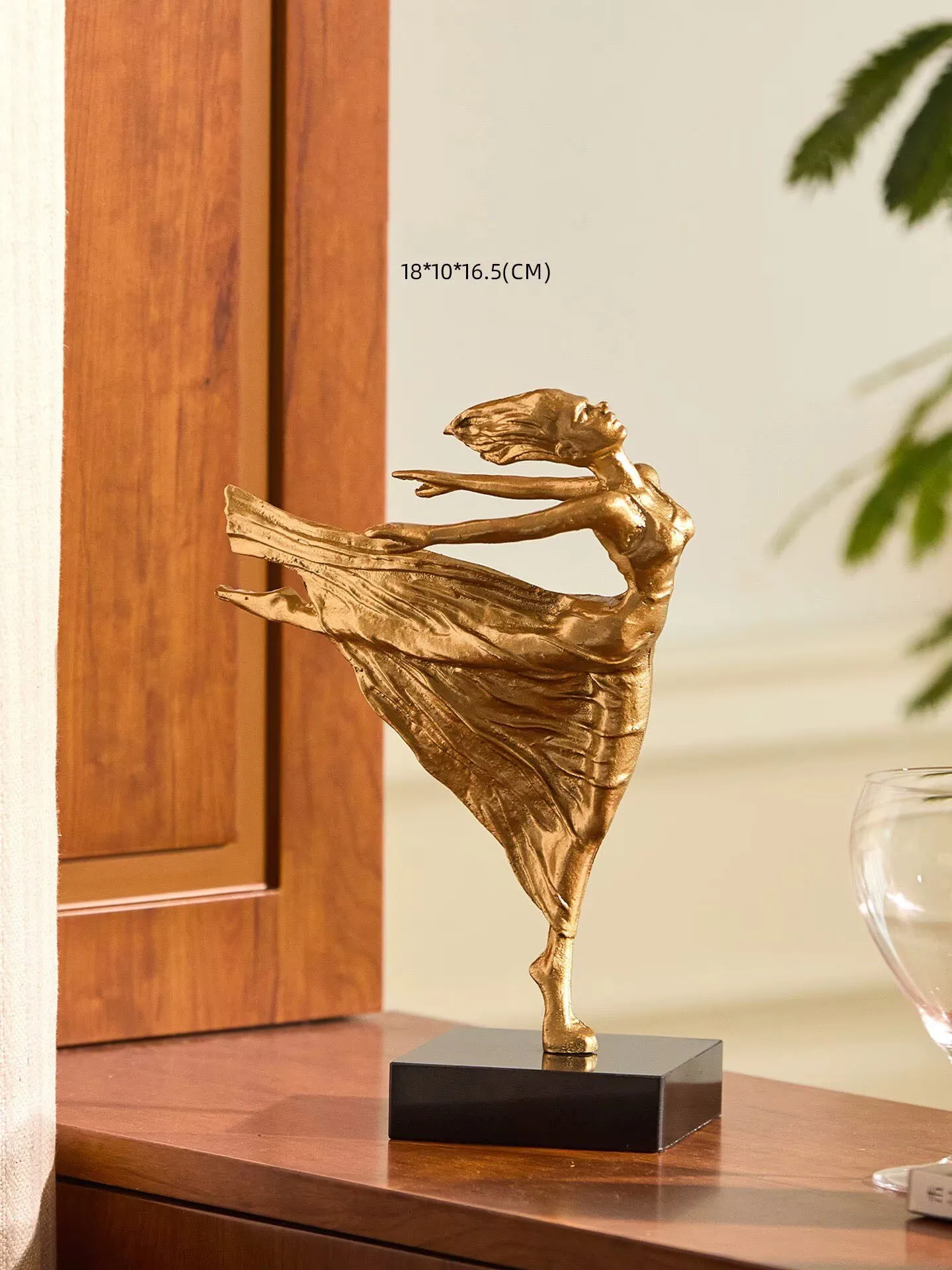 Room Decor Items Abstract Art Ballet Dancer Ornament Dance Girl Statue Desktop Art Decoration Decoration Gift
