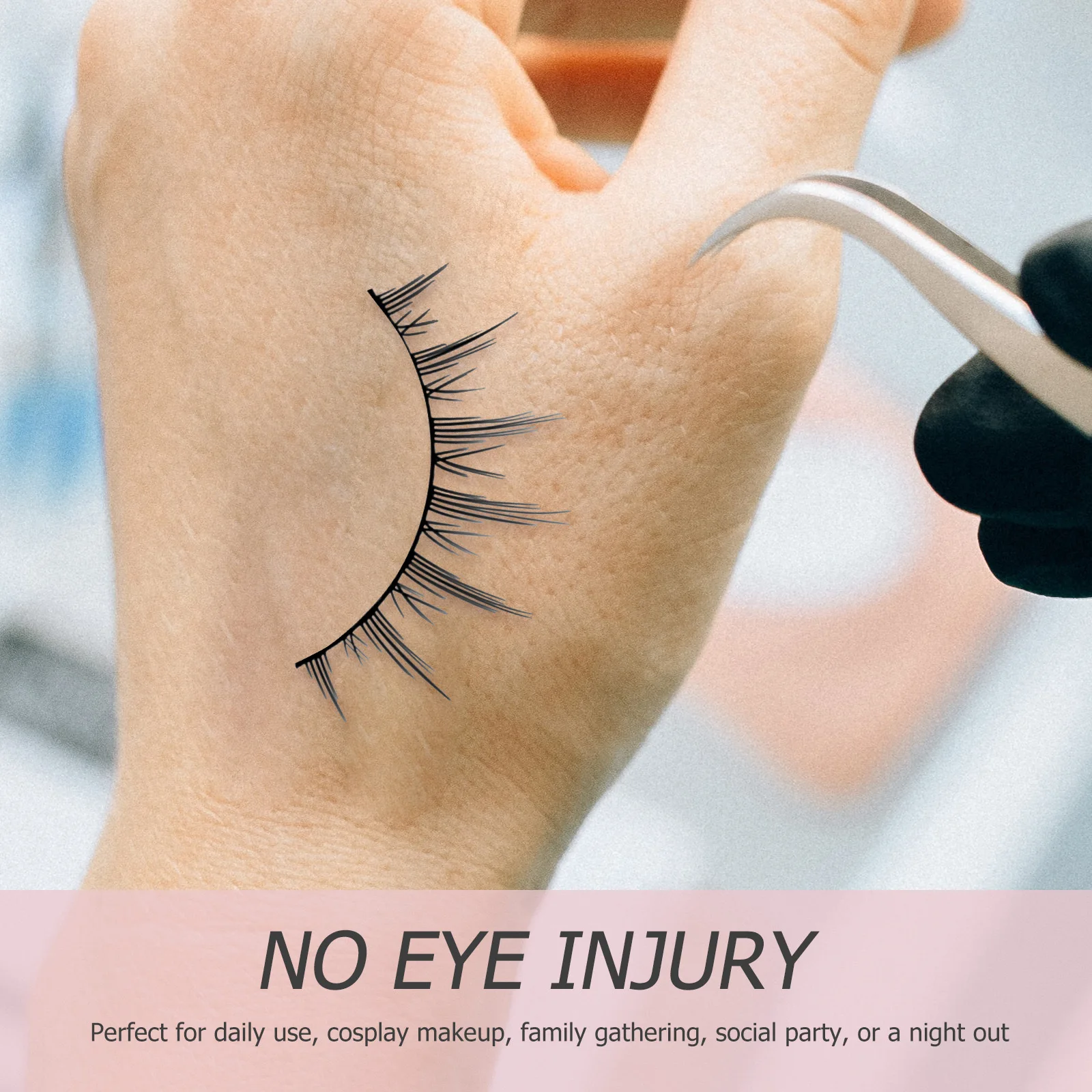 5 pares de pestañas postizas estilo Natural pestañas de belleza fácil uso uso diario mujer pestañas postizas accesorio de maquillaje pestañas postizas