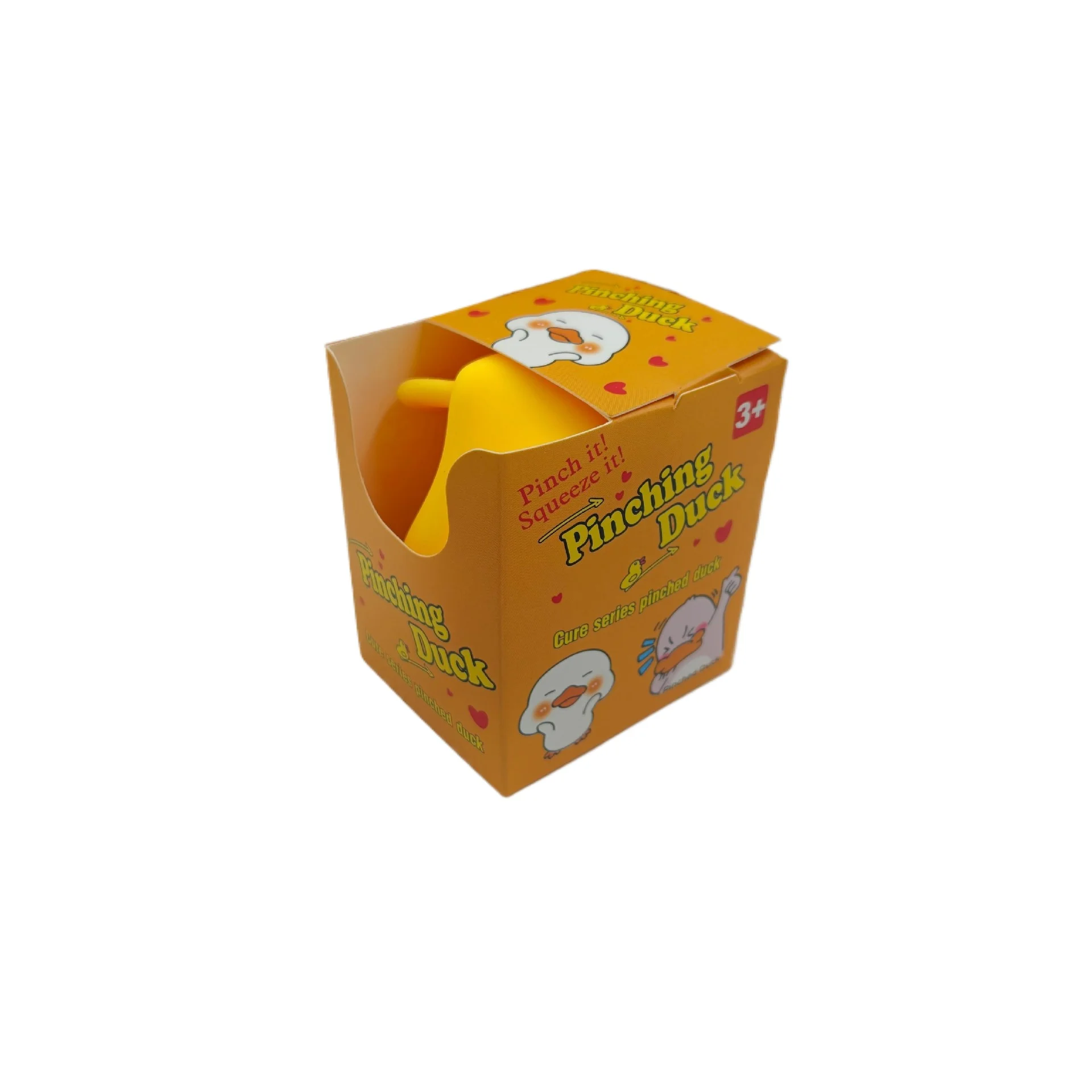 Little Yellow Duck Fruit Banana Corn Press-and-Peel Fun and Elasticity Creative Food Toy Set Stress Relief Wonderware
