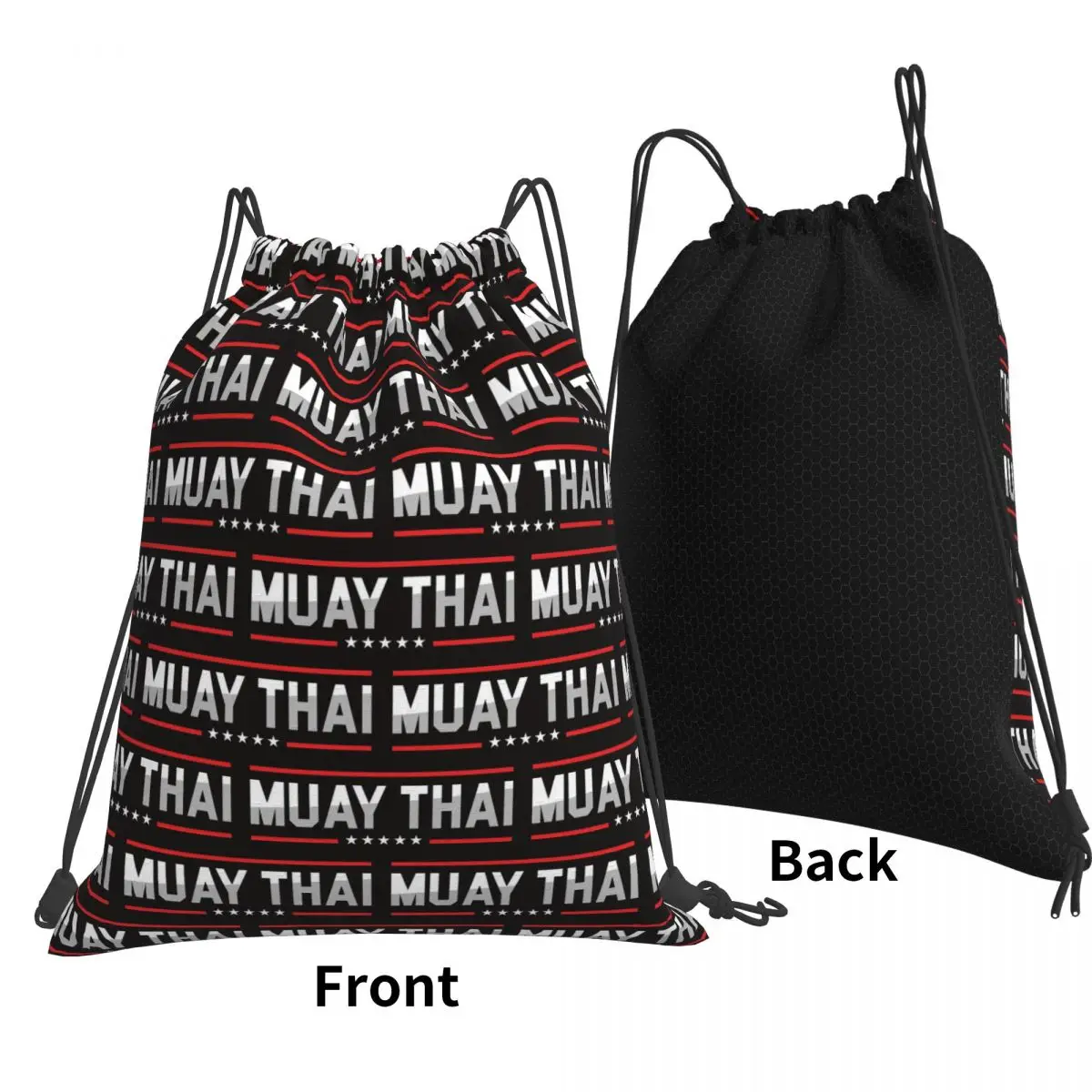 Fighter Muay Thai Sports MMA Thailand Backpacks Fashion Drawstring Bags Sports Bag Book Bags for Man Woman School