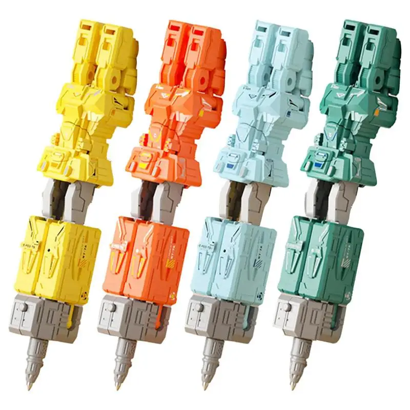 Transformers pen Robot Pen Deformation Pen Stationery Gel Pen Creative Deformable Robot  Children Stationery