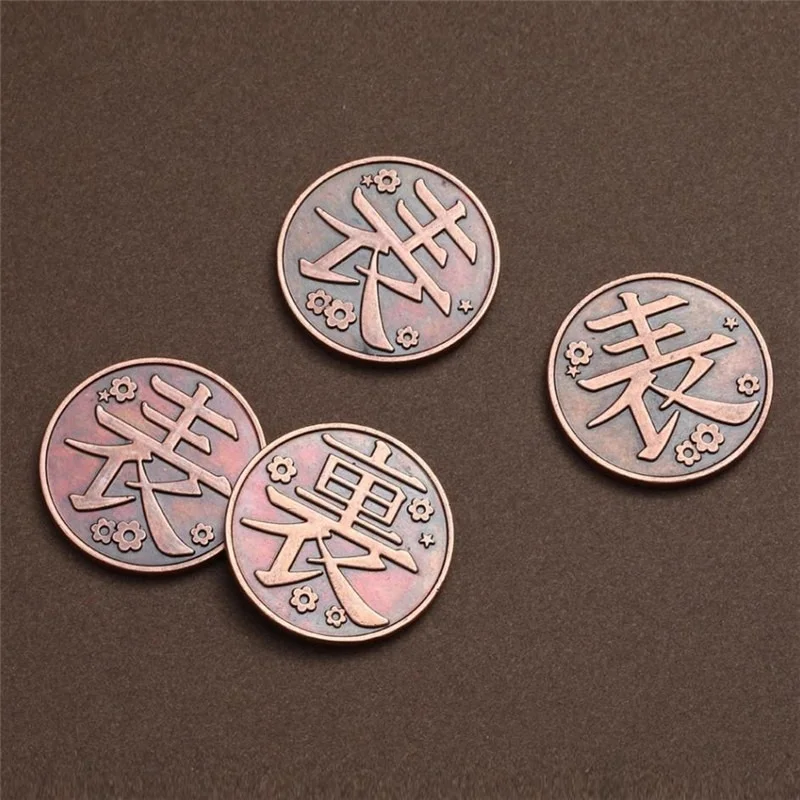 

Anime Coin Cosplay Prop Tsuyuri Kanawo Kochou Shinobu Metal Collection Coins Props Ornaments Gifts