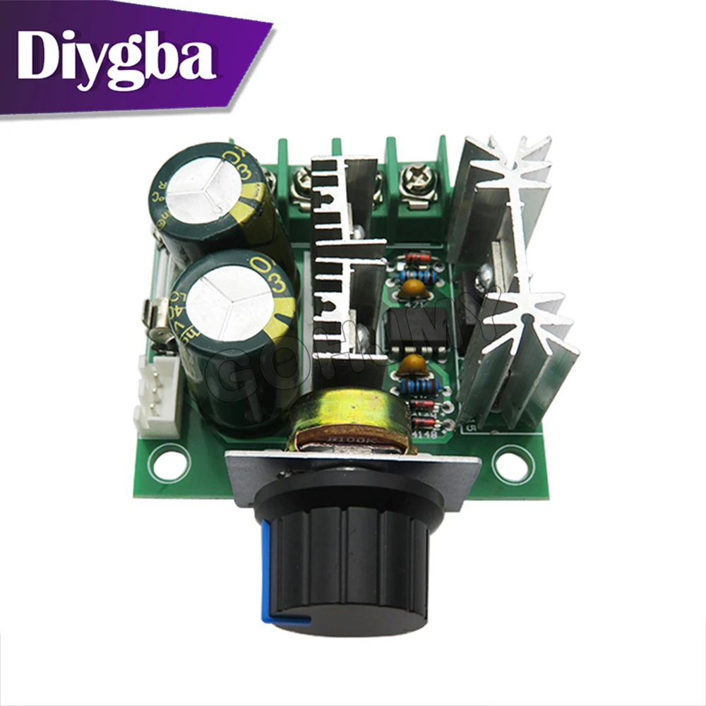 PWM DC motor speed regulator pump stepless speed regulation switch module, high efficiency 12V-40V 10A