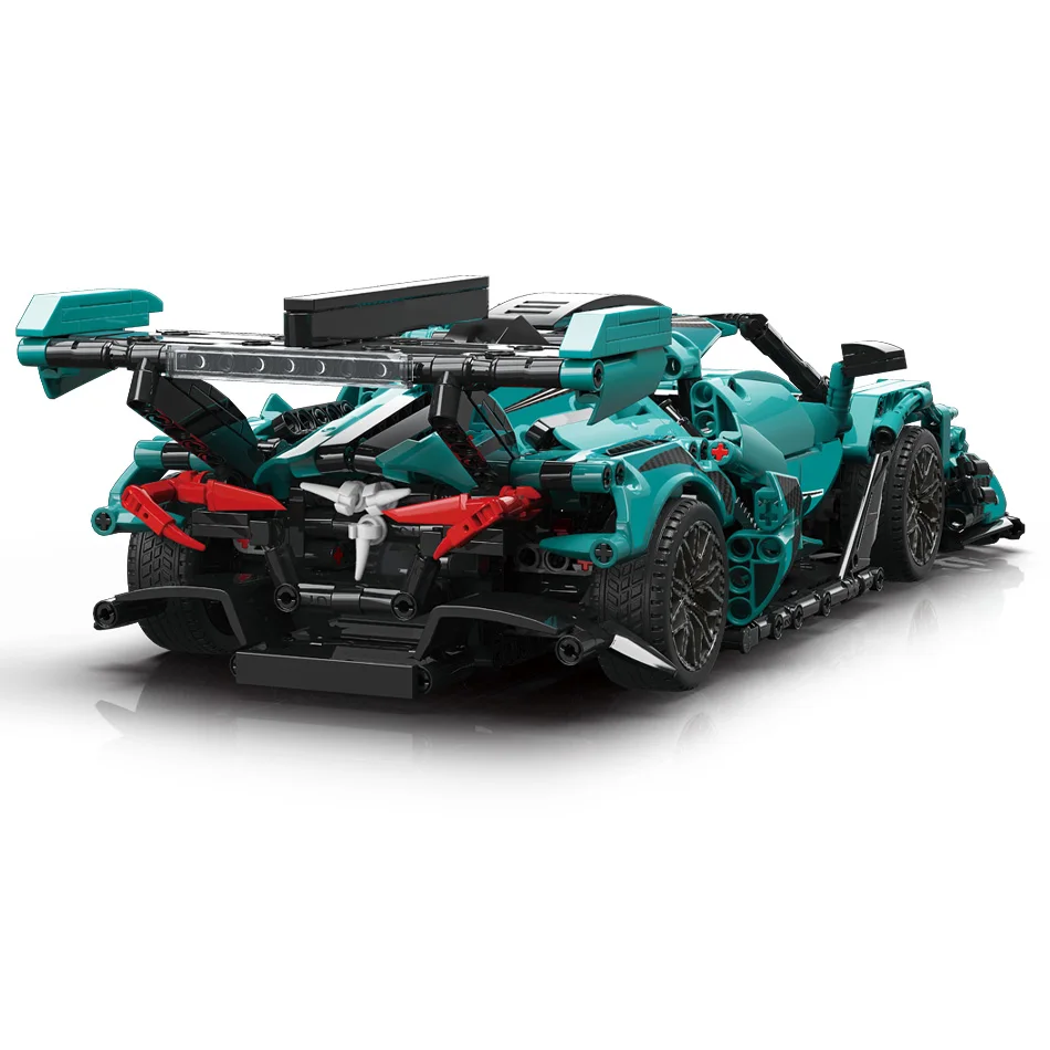 Intensa Emozione Super voiture de sport bloc de construction Apollo IE modèle ornement originalité Puzzle assemblage jouet cadeau pour garçon