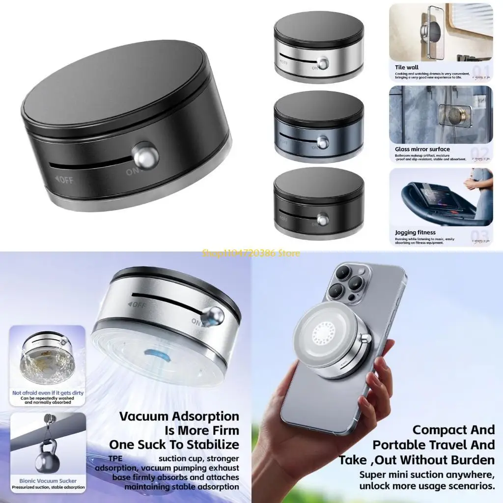 

K0EA Магнитный кронштейн для крепления смартфона на лобовое стекло с вакуумным всасыванием, вращающийся на 360 градусов для