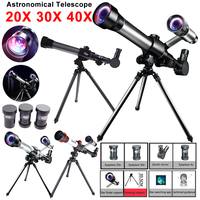 Professional Astronomical Telescope 20X 30X 40X Powerful Monocular Portable HD Moon Space Planet Observation Gifts for Children