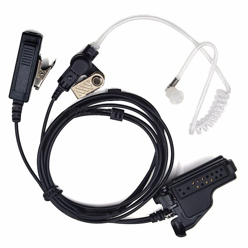 1 Piece Air Tube Earpiece PPT Mic As Shown Plastic For Motorola HT1000 XTS2500 XTS2250 MTS2000 MT2000 MT6000 GP1200 Radio