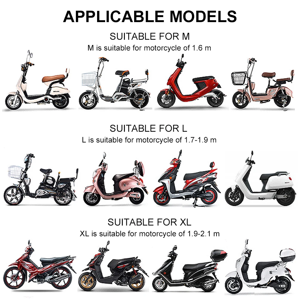 Motorcycle Cover Universal  All Weather Waterproof Dustproof  Outdoor  Bike Scooter Protector M/L/XL Rain Cove Direct Sales