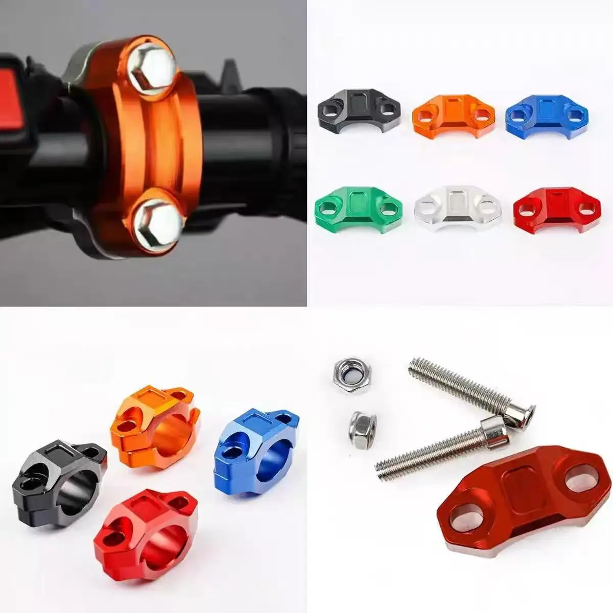 22MM Motorcycle Clutch Lever Brake Pump CNC Fixed Base Bottom Adapter Block Clutch Brake Master Cylinder Fixture Cover