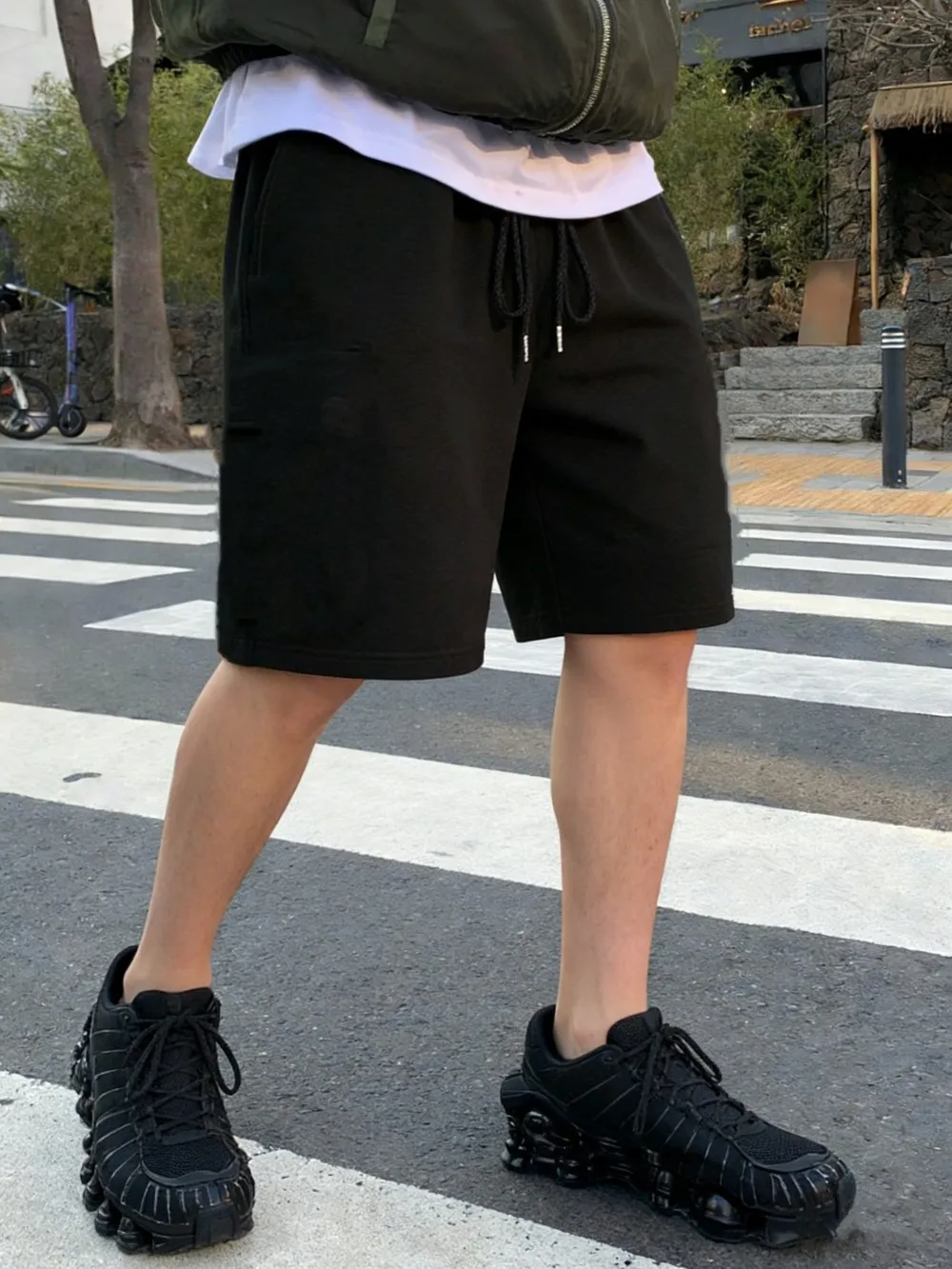 

Summer Solid Pants Oversized Mens Casual Jogging Five Pair Pants Sports Gym Drawstring Shorts Fashion High waisted Streetwear