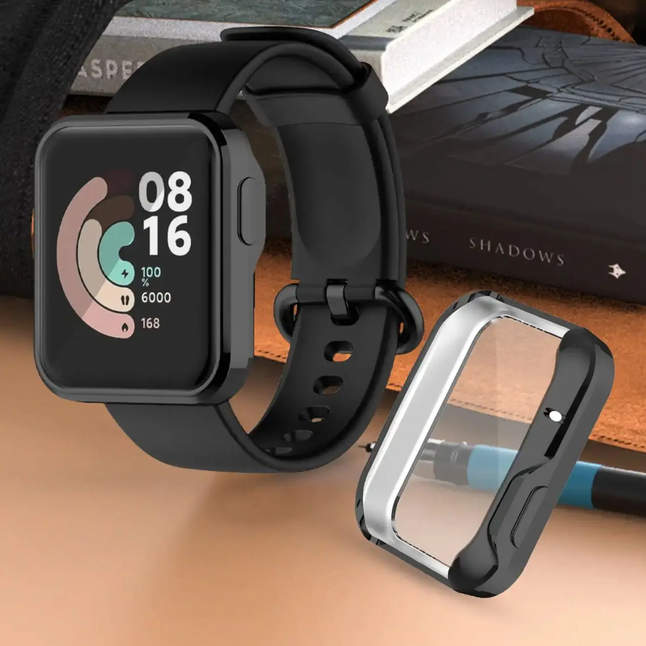 Screen Protector Case For Xiaomi Mi Watch Lite Full Coverage Watch Cover For Redmi Watch Smart Watch Protective Bumper Shell